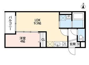 リベルテ大日の物件間取画像